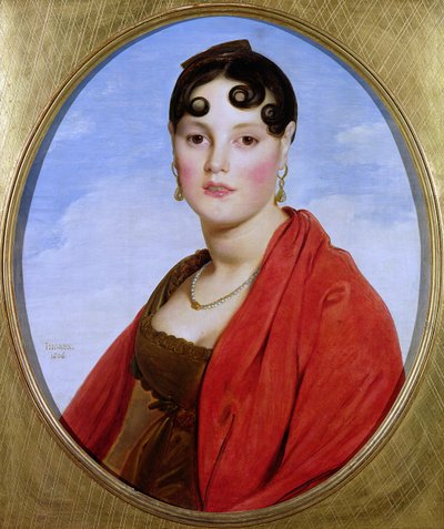 Portrait of Madame Aymon, or La Belle Zelie by Jean Auguste Dominique Ingres